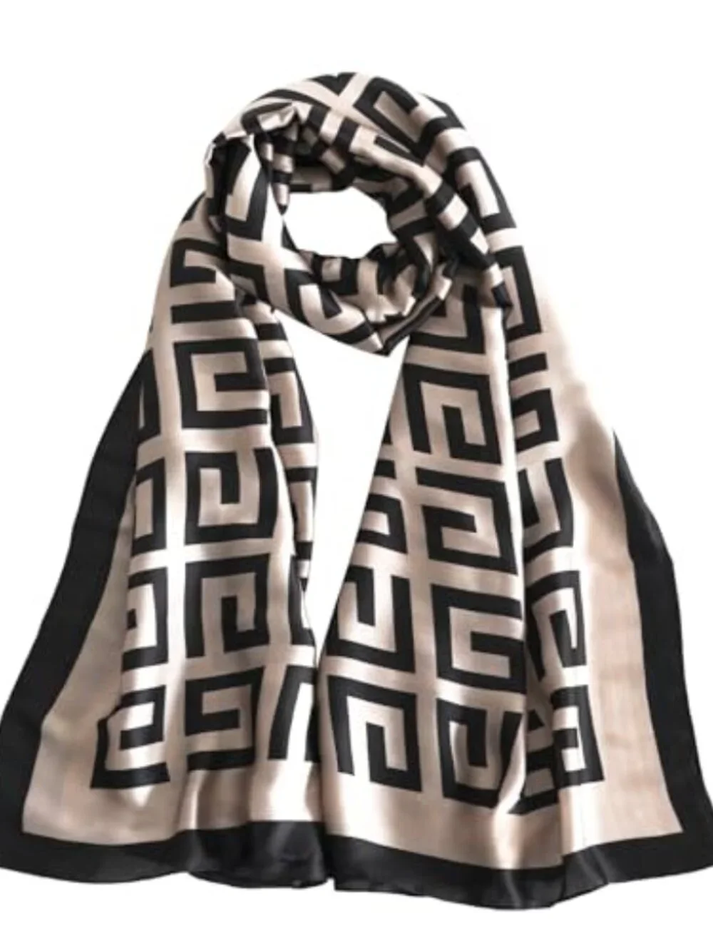 Large Silk Scarf Shawl Wrap for Women